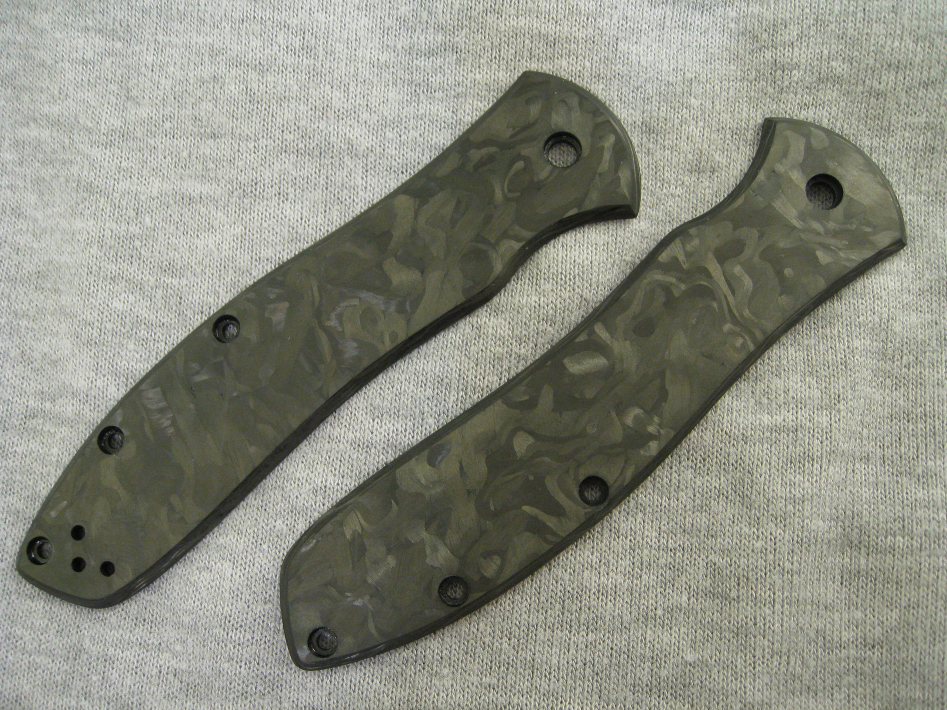 Gayle Bradley 2 Marbled Carbon Fiber Custom Overlays