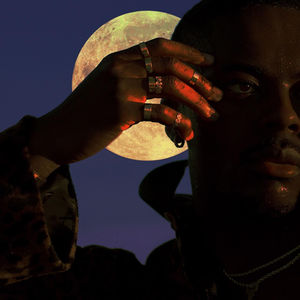 The purple skies on the moon