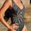 Thumbnail: Lurex Palm Print Swimsuit