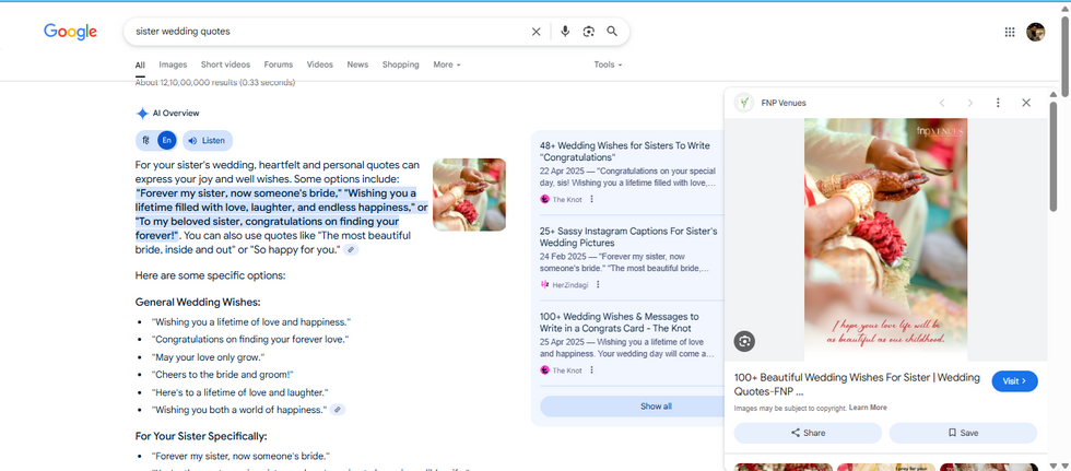 sister wedding quotes