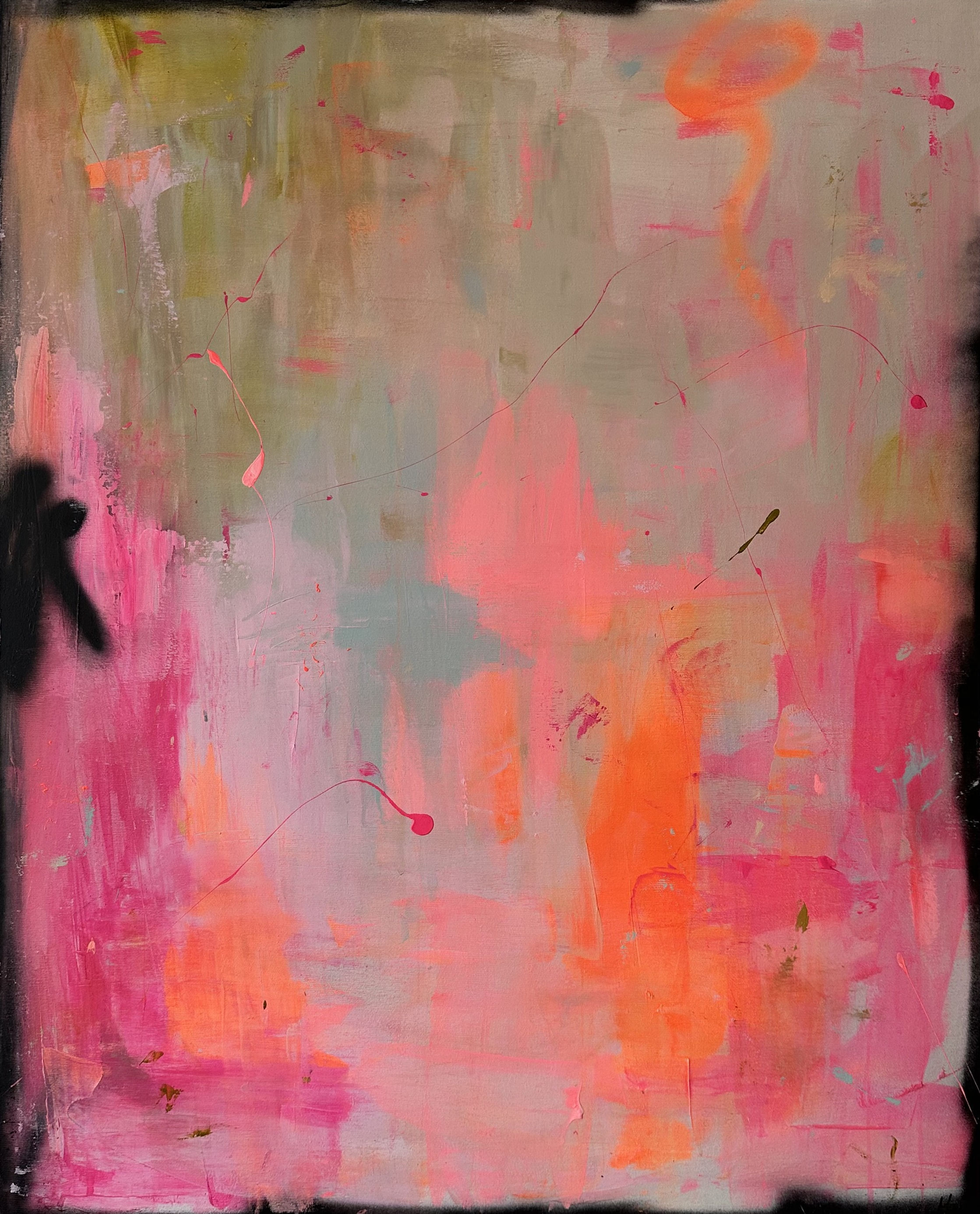 Neon Shimmer | 100x80