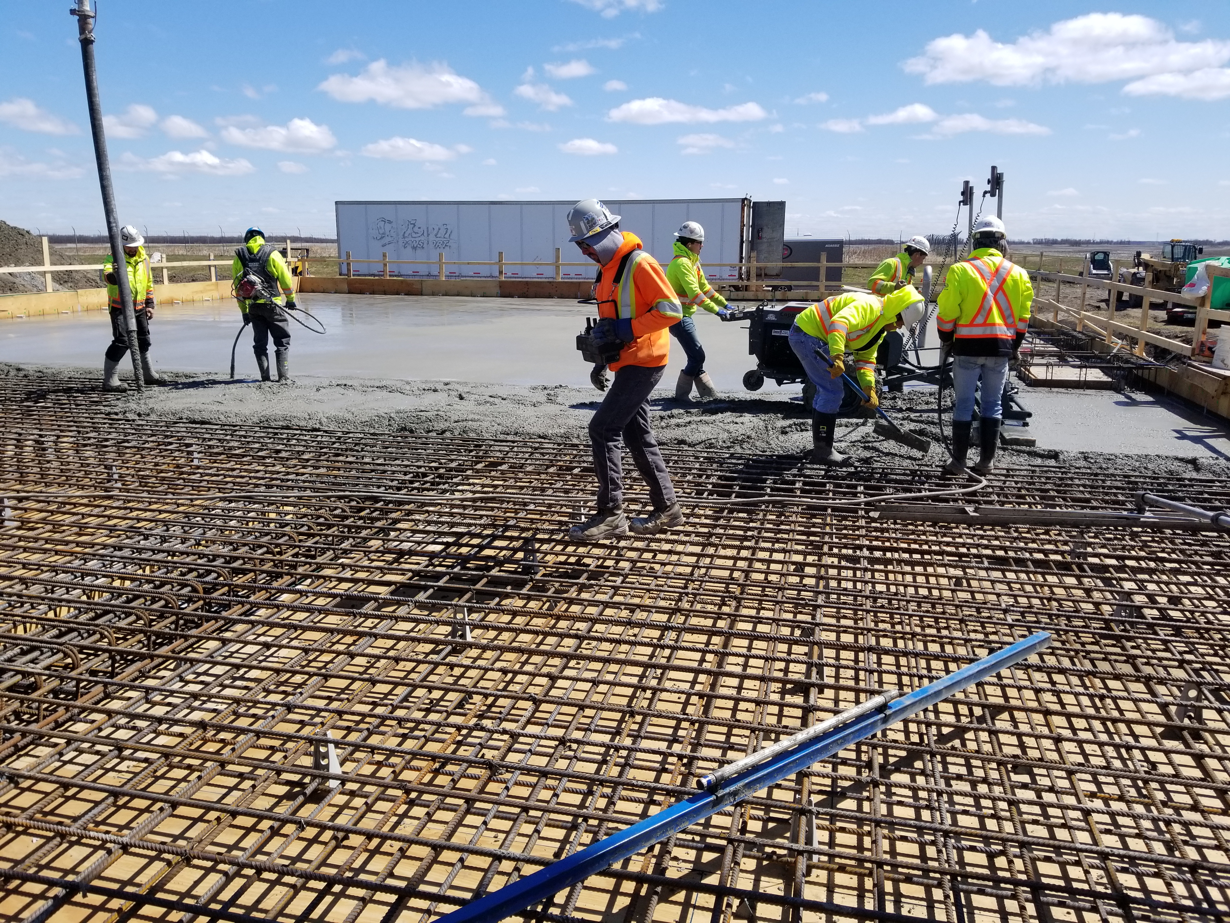 Pouring suspended deck