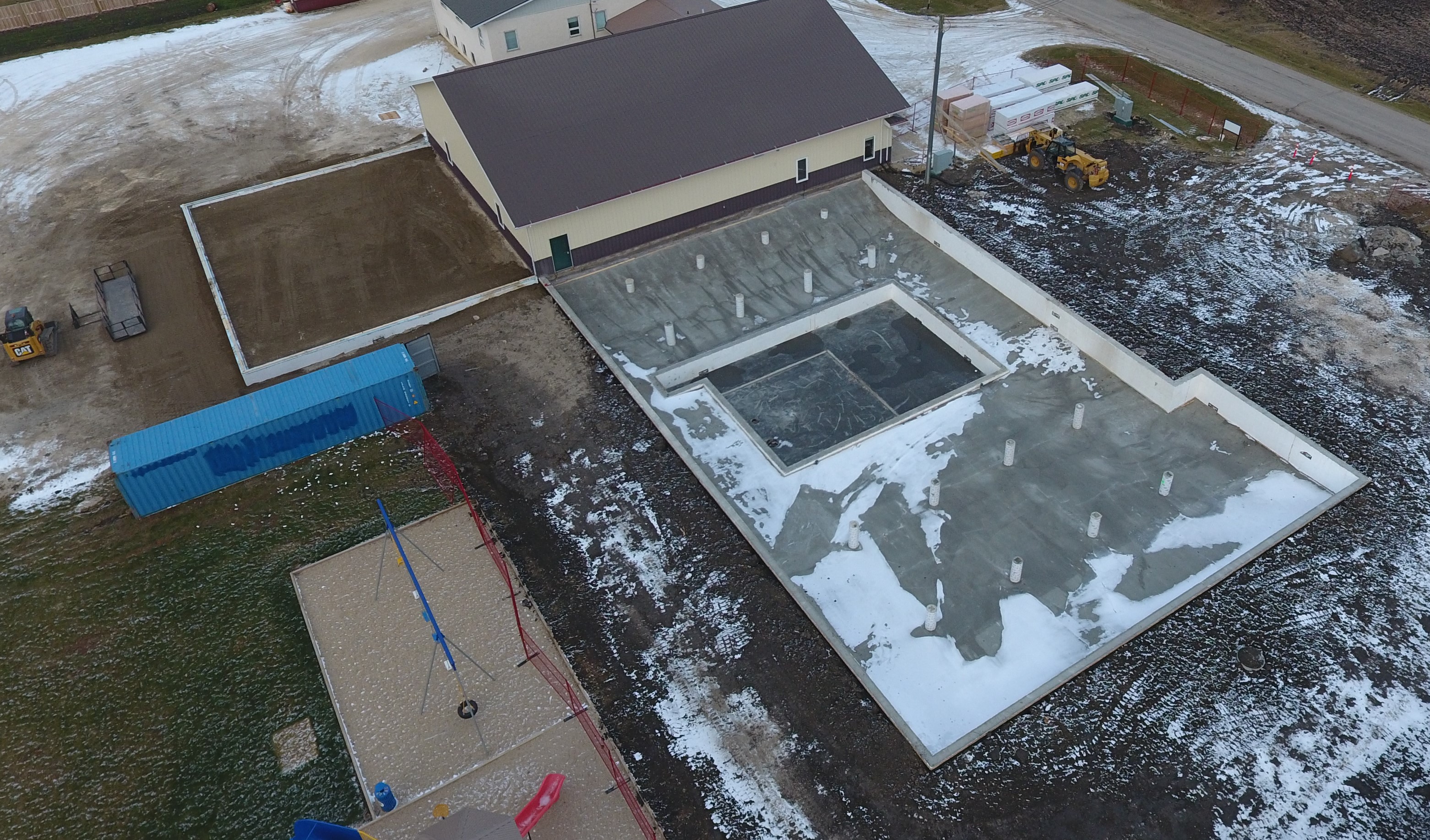 Foundation for building additon