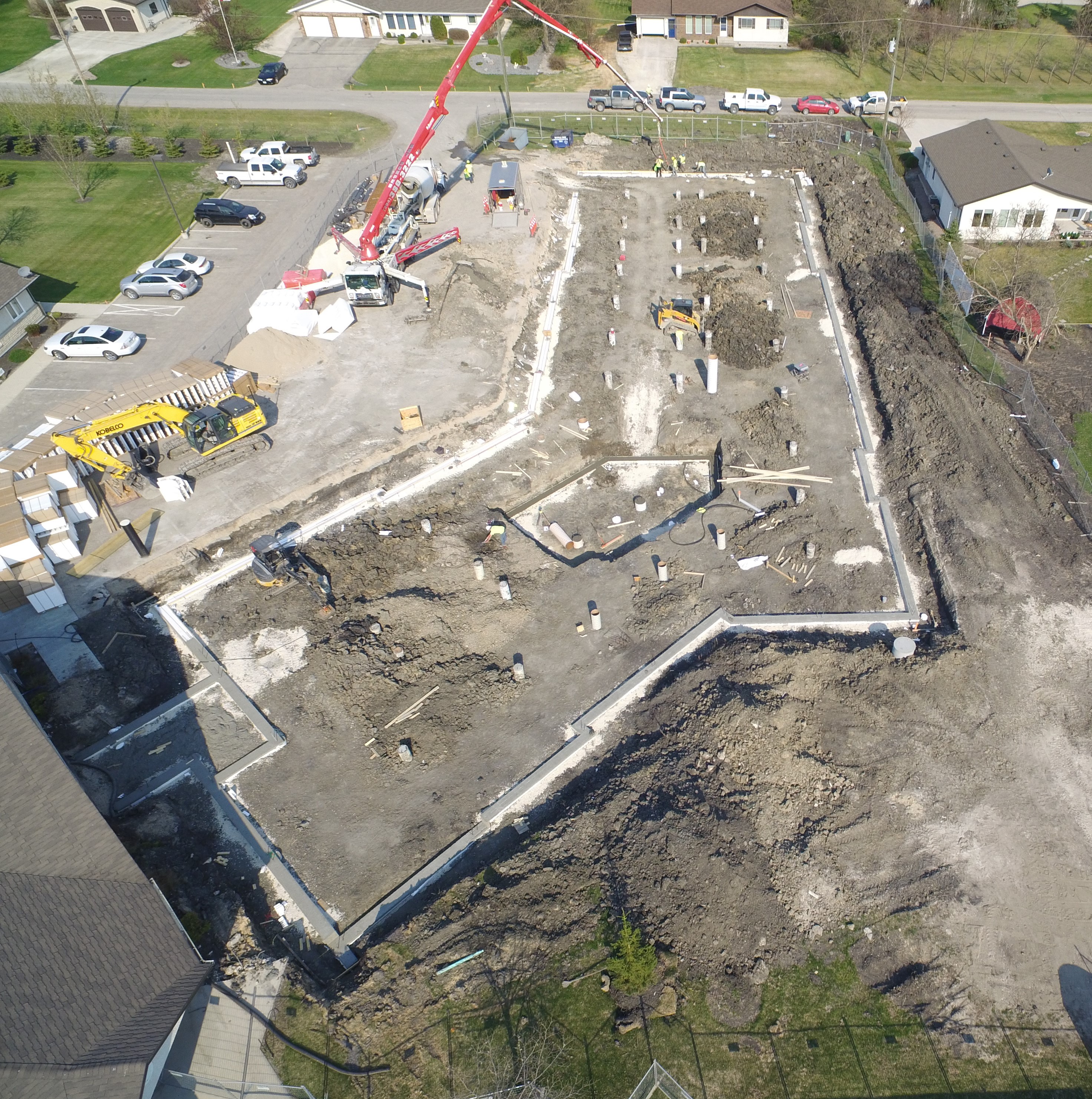 15000 sq ft foundation
