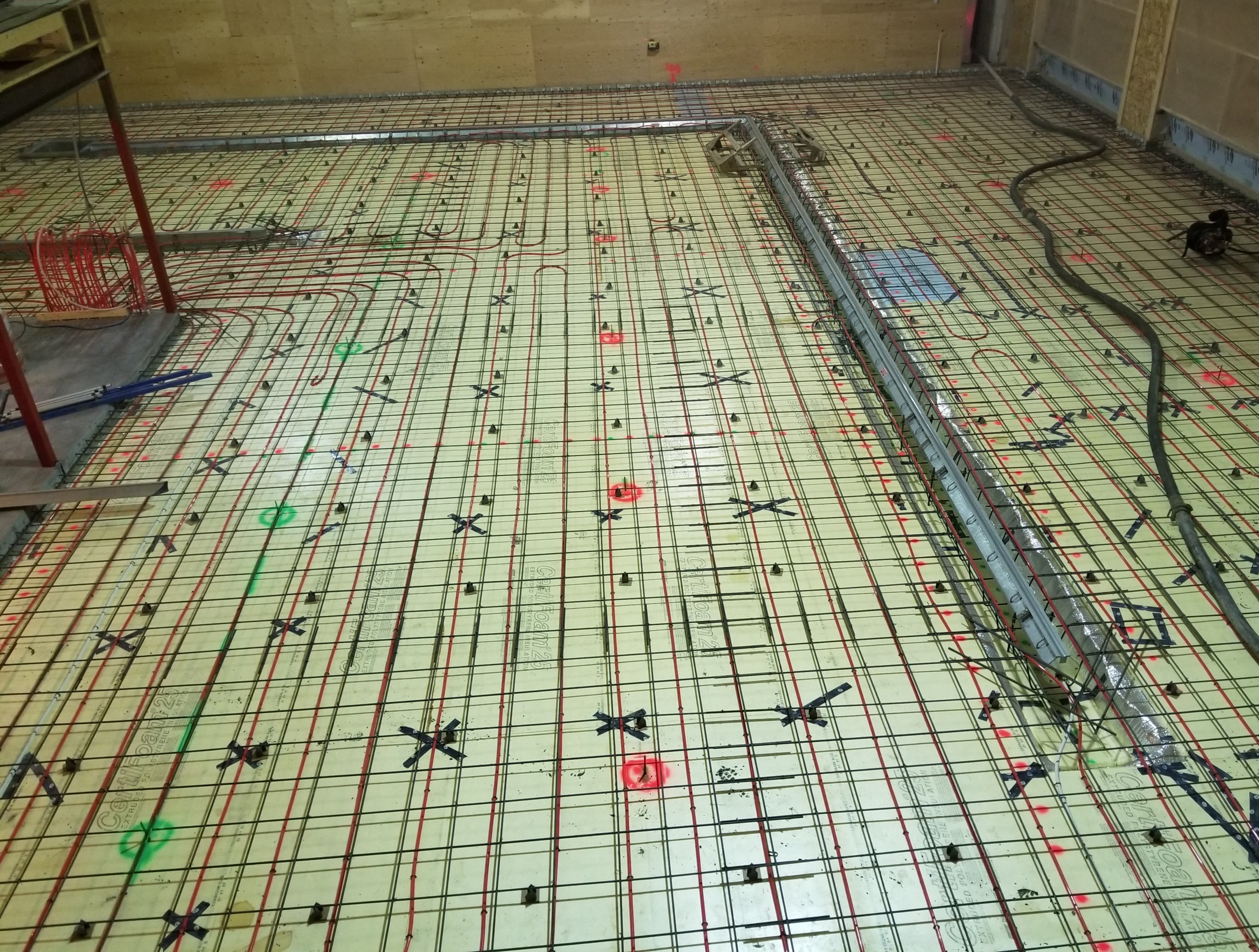 Prepped Firehall floor
