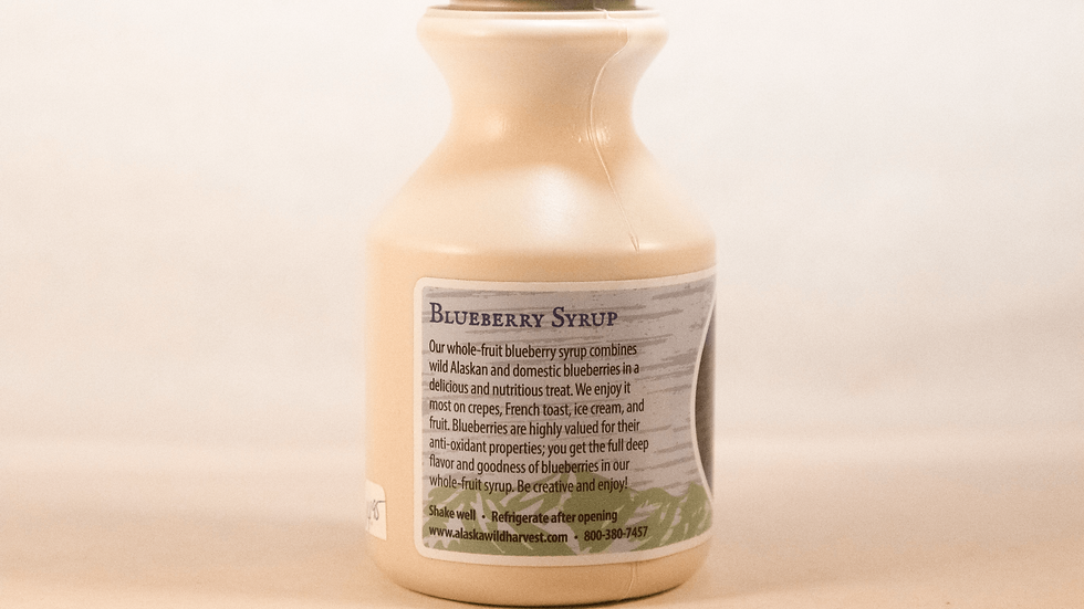 Thumbnail: Alaska Wild Harvest Blueberry Syrup
