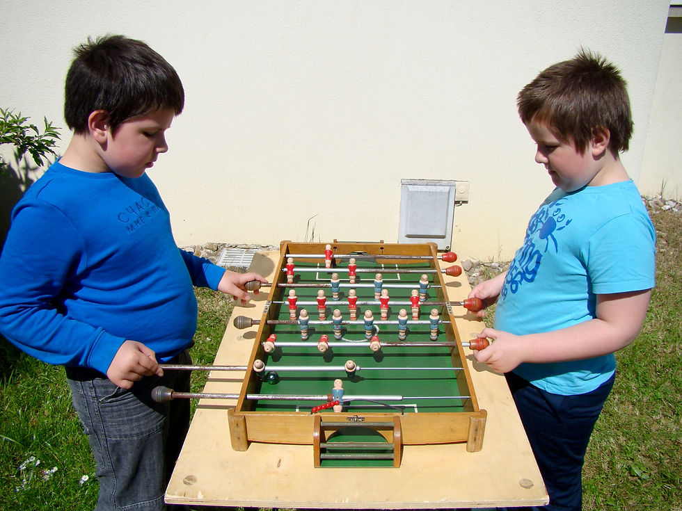 Miniature : Baby Foot de table ancien