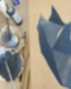 Retoques finales de un cuadro personalizado