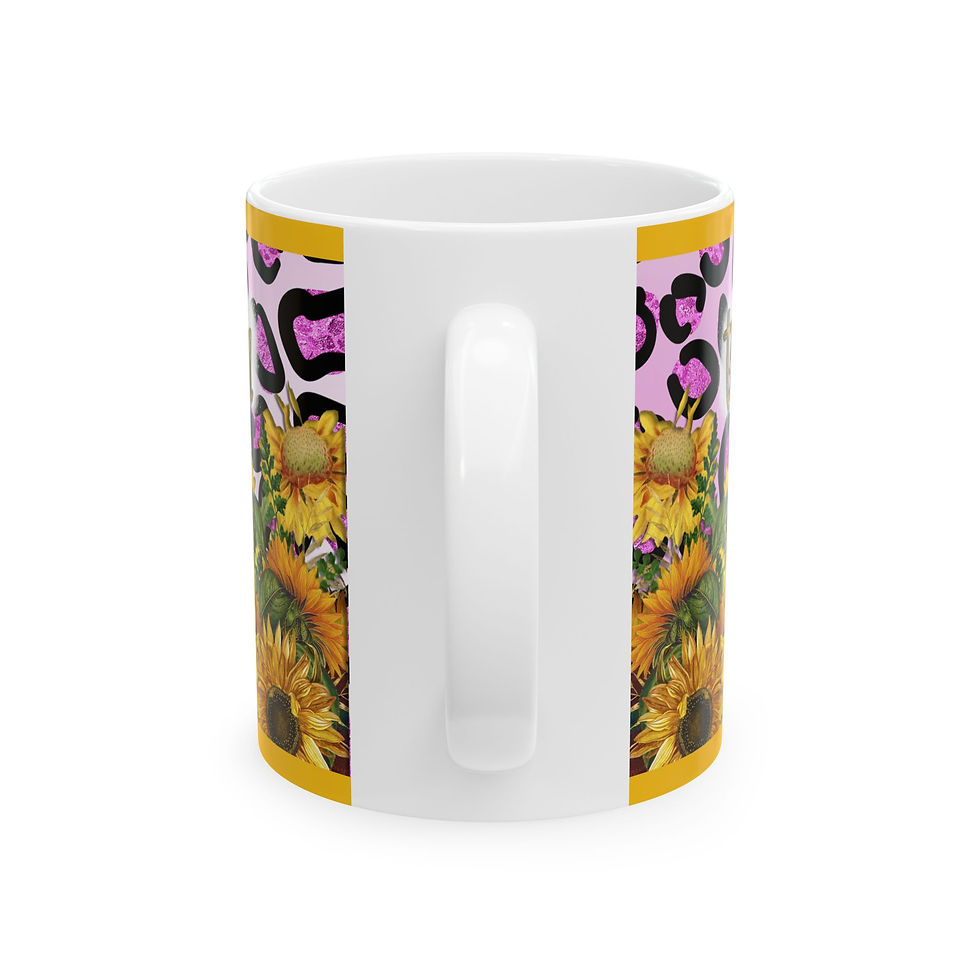 this is the handle area and show where the design stops on the mug
