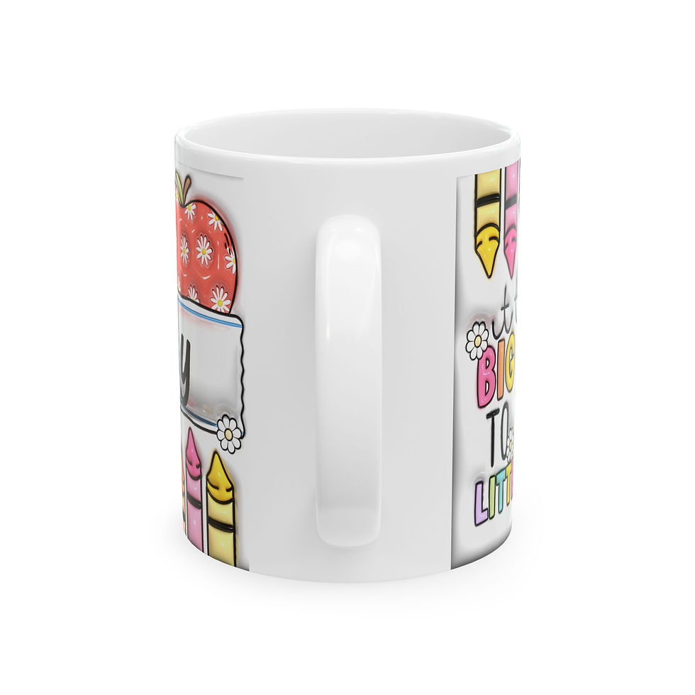 This is the handle side which shows where the design needs which is not realy noticable