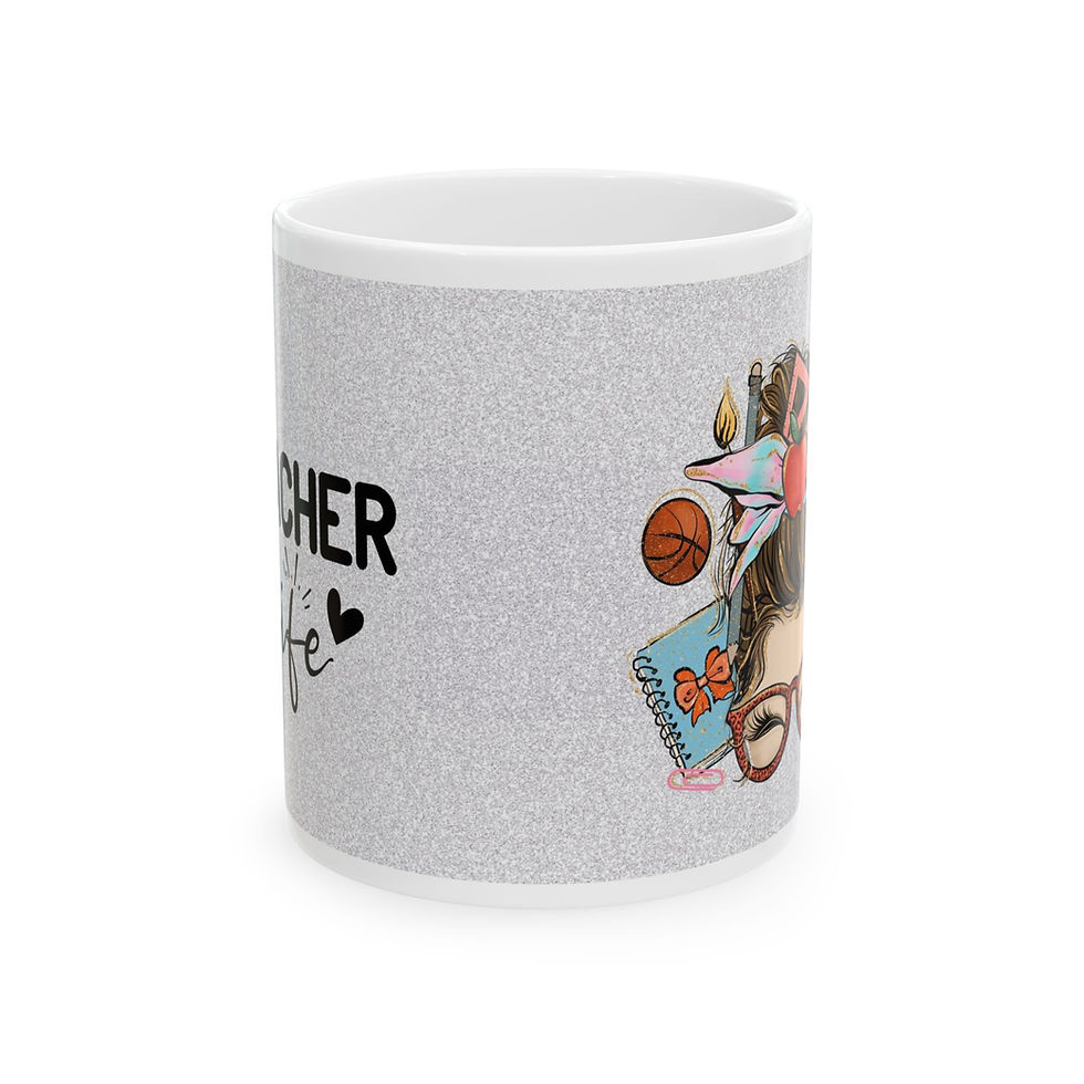 The is the front face of the mug