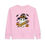 Thumbnail: pink sweatshirt with ghost and pencil design personalized