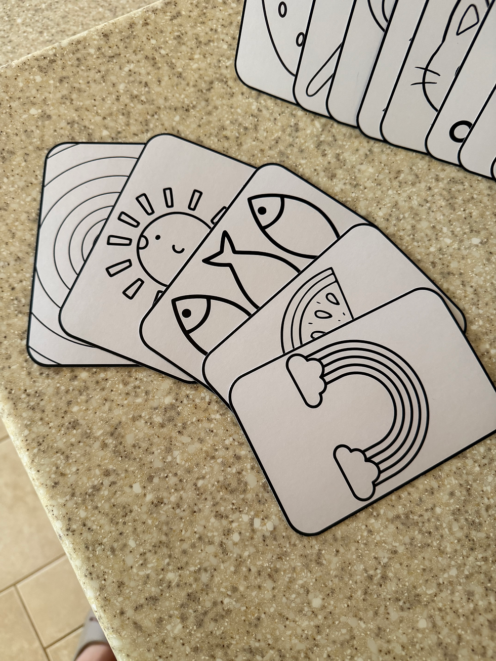 Thumbnail: DIY Baby High Contrast Cards Activity Designs