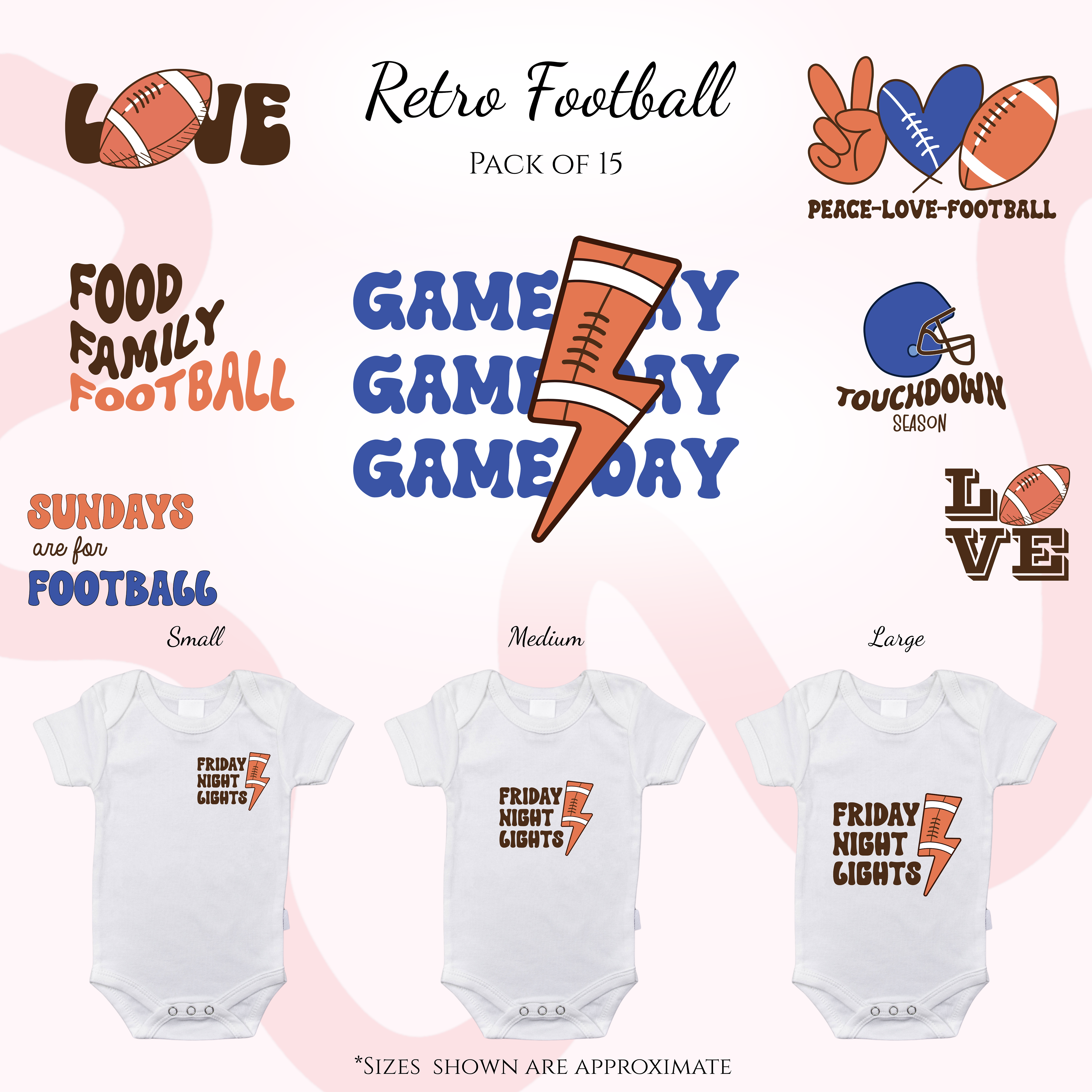 Football - Heat Transfer Packs