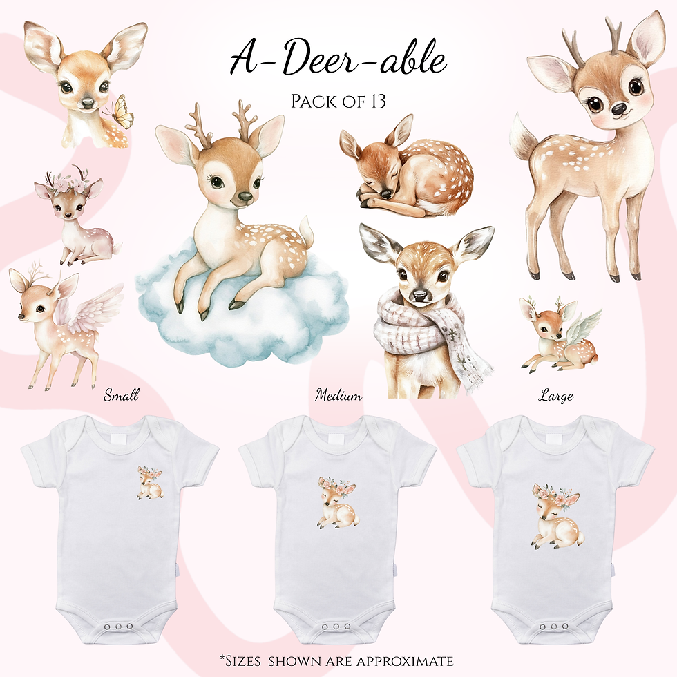 Thumbnail: A-Doe-able DTF Heat Transfers