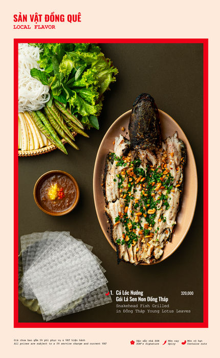 SON vietnamese kitchen menu