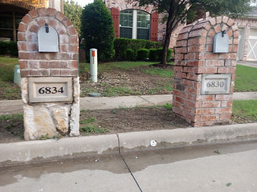 mailbox address painting