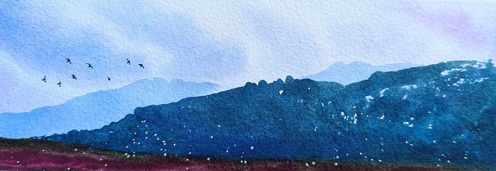 watercolor landscape