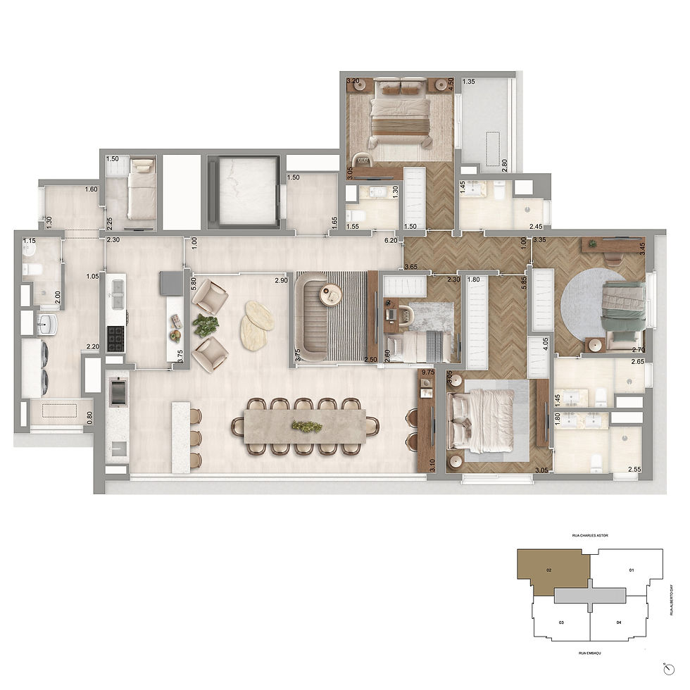 PADRAO - 170 M2 -4 DORMS