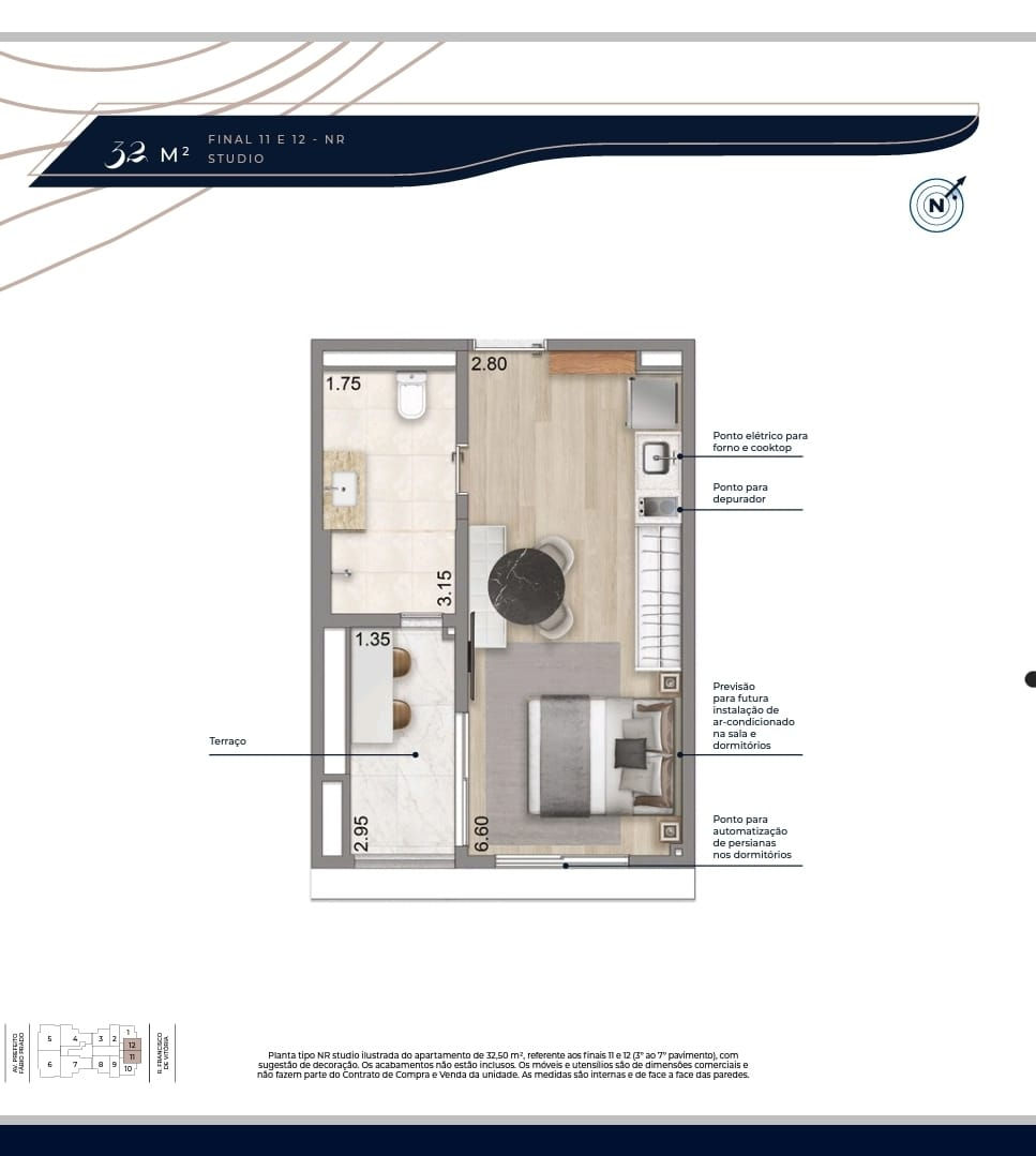 32m²..
