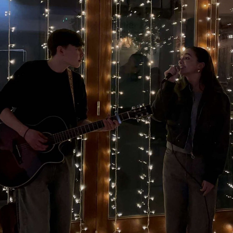 Come and join Gabriela & Dan for a chill acoustic setlist, with covers from artists such as Amy Winehouse, Olivia Dean, The Beautiful South, The Beatles to name just a few.