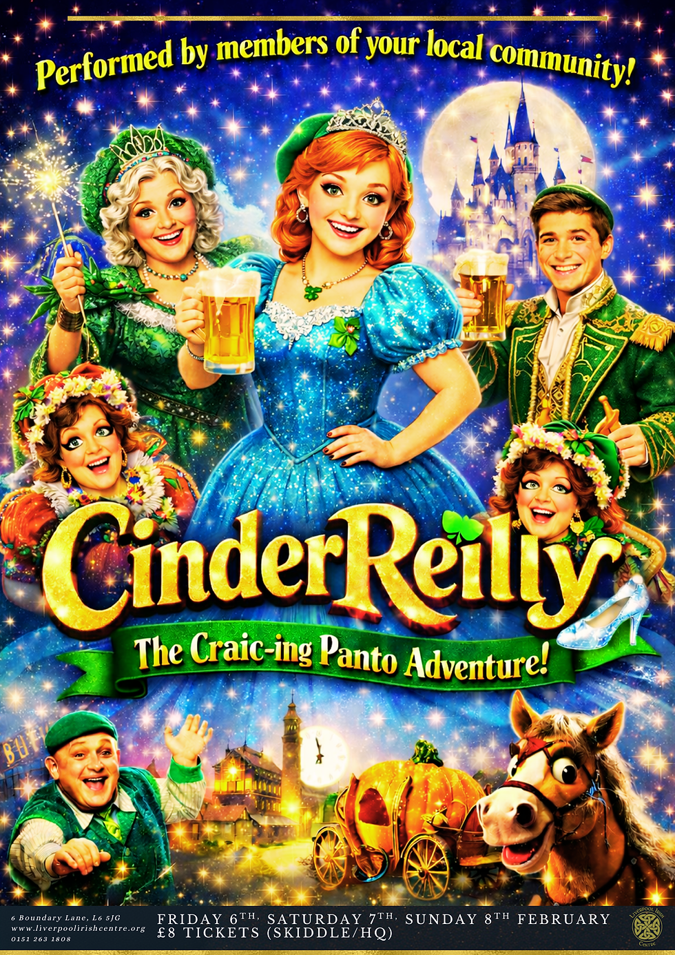 CinderReilly - Friday 6th, Saturday 7th, Sunday 8th February