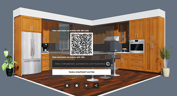 3D Kitchen Cabinet design created in 3Dream.net and Steps3D Kitchen Designer