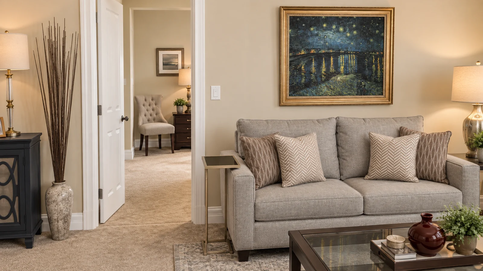 Enhanced living-room presentation