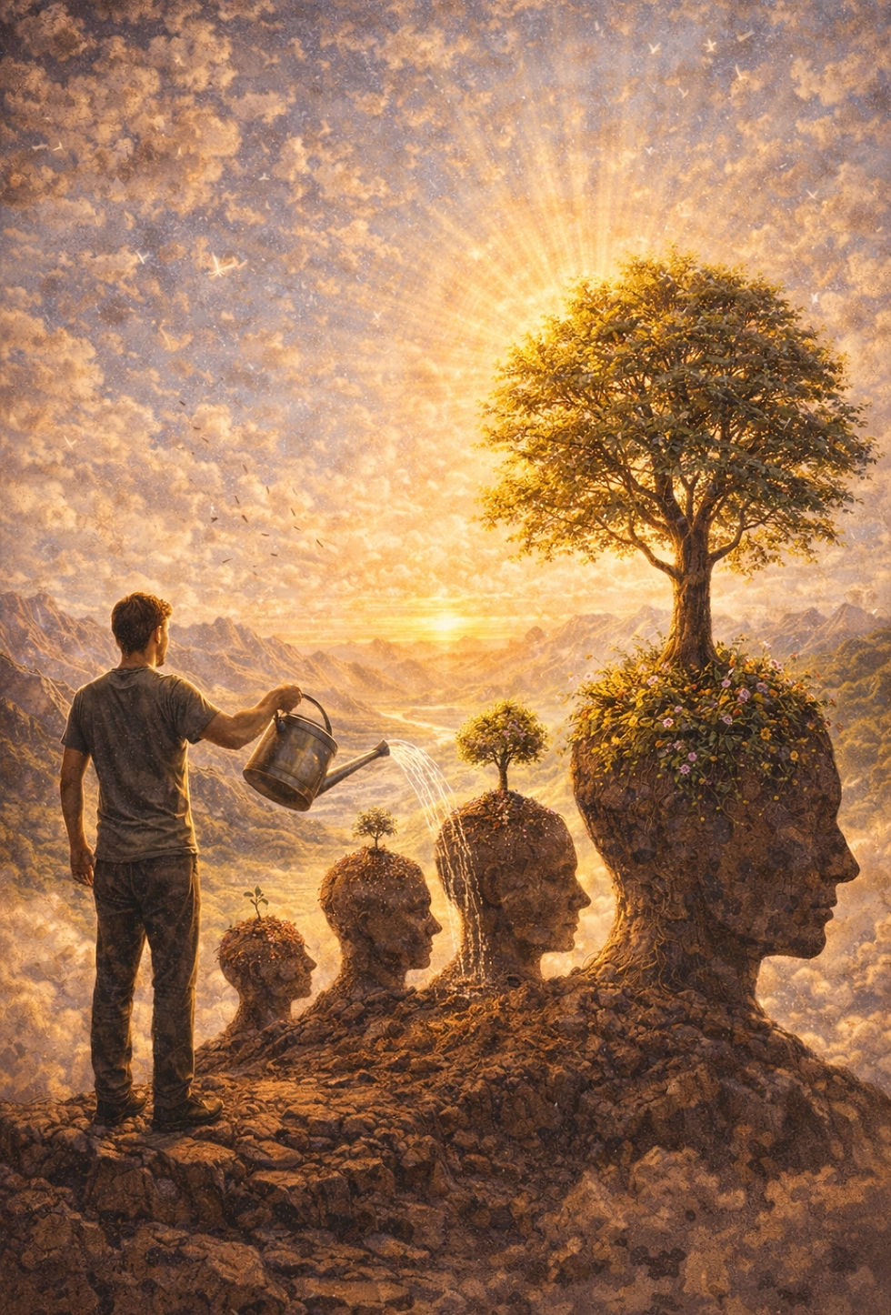 Bewusstsein klärt die Wahrnehmung deines Lebensfeldes. Mit jeder bewussten Wahl entsteht eine neue Ordnung, in der sich Leichtigkeit, Präsenz und Verbundenheit verdichten.