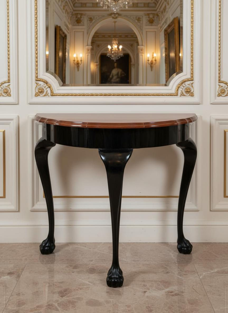 Elegant Black Half Moon Console .jpeg