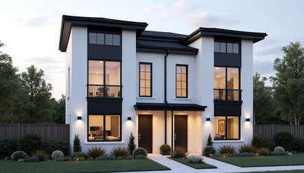 Duplex, Surrey duplex. duplex design