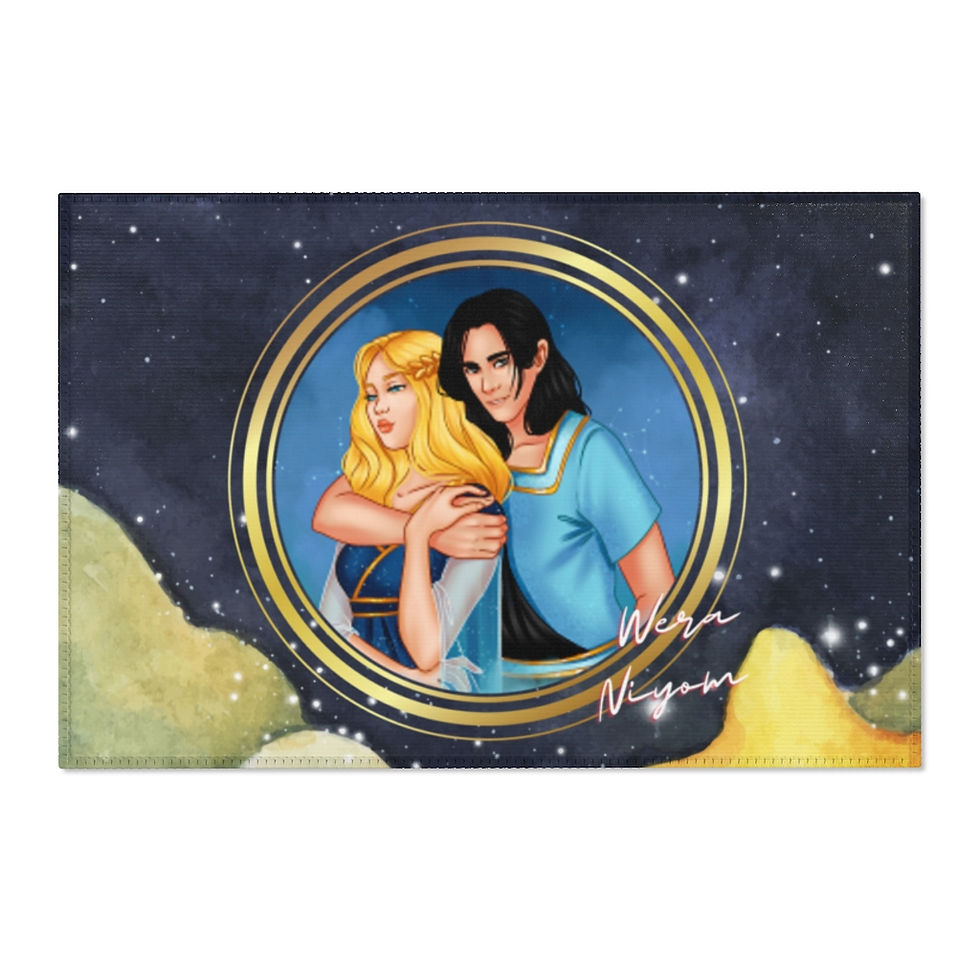 Thumbnail: Erebus & Asteria - Area Rugs (Moon & Stars Design)