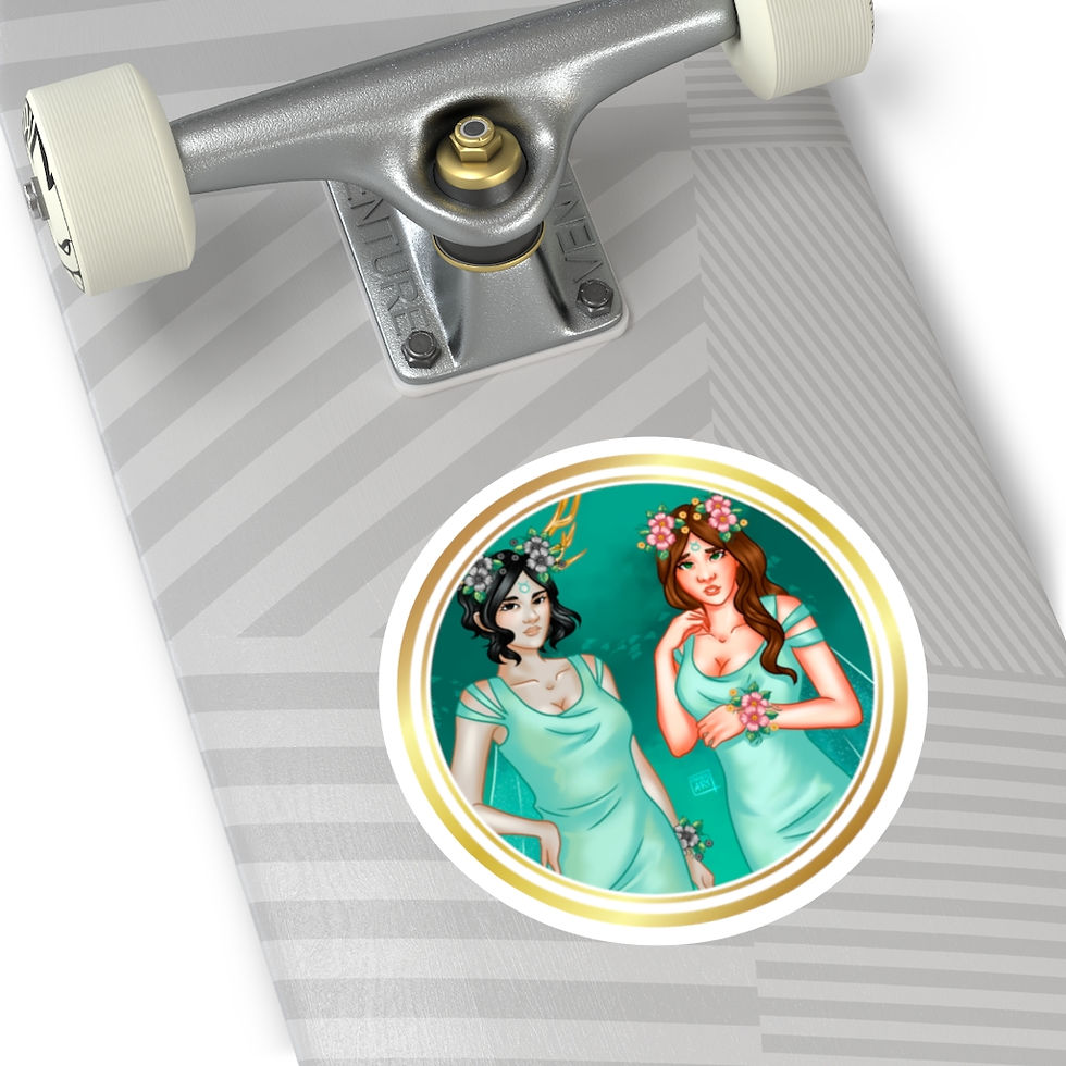 Thumbnail: Taurus - Round Stickers