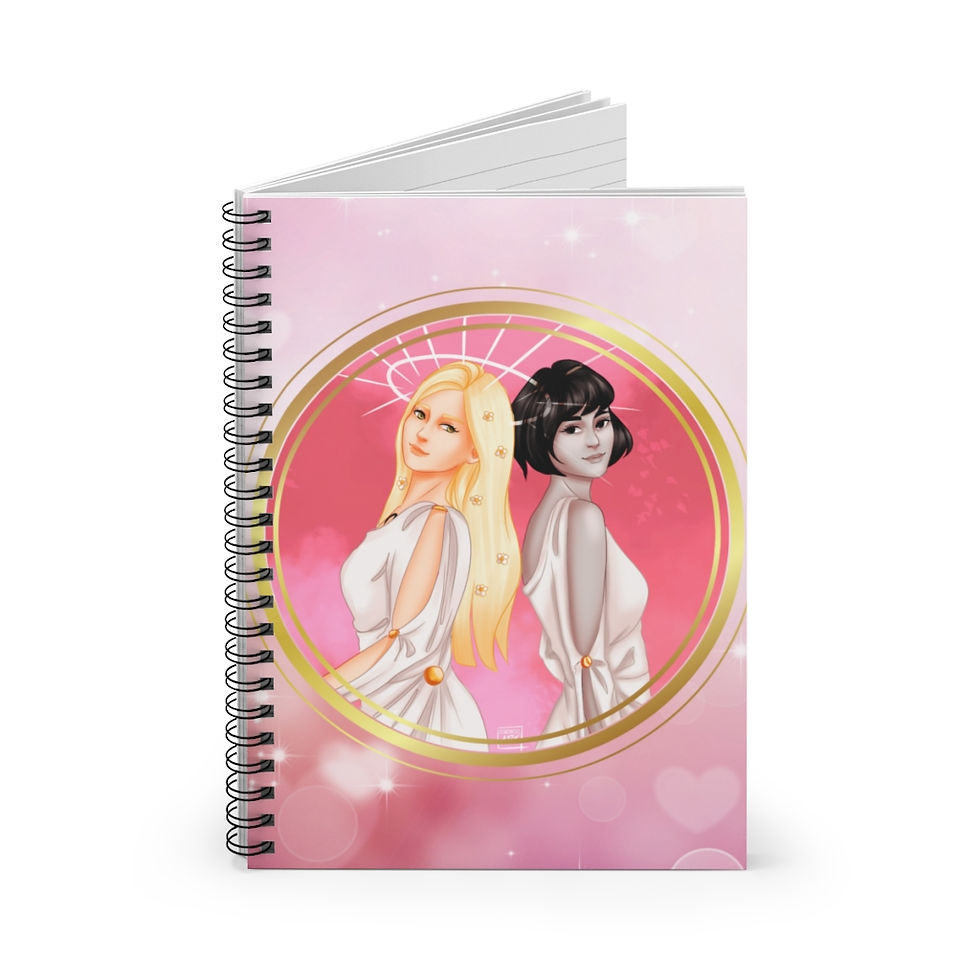 Thumbnail: Virgo - Spiral Notebook - Ruled Line