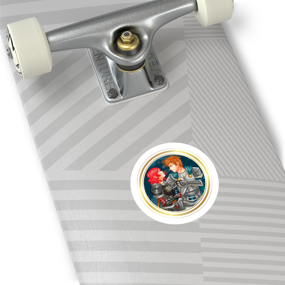 Thumbnail: Alastair & Hestia - Round Stickers
