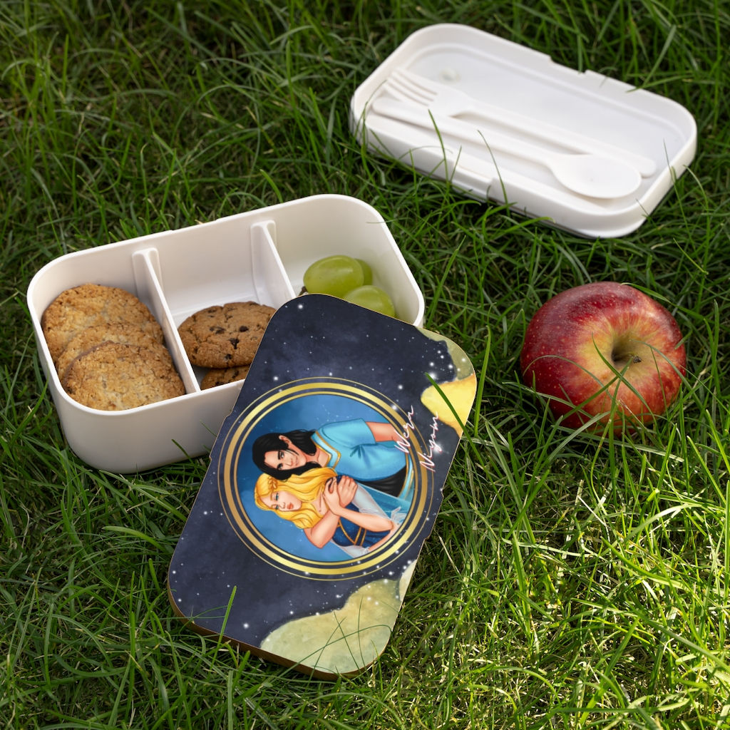 Erebus & Asteria - Bento Lunch Box (Moon & Stars Design)