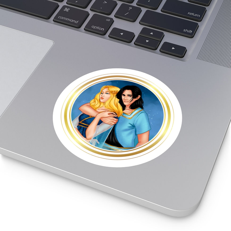 Thumbnail: Erebus & Asteria - Round Stickers