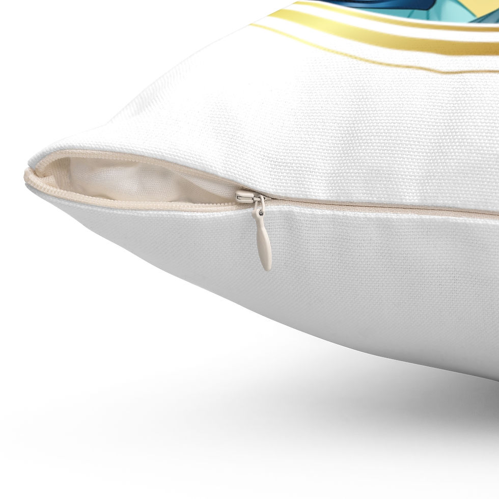 Thumbnail: Aquarius - Spun Polyester Square Pillow