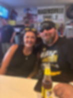 Motorcyclist family enjoying Ragersville Tavern