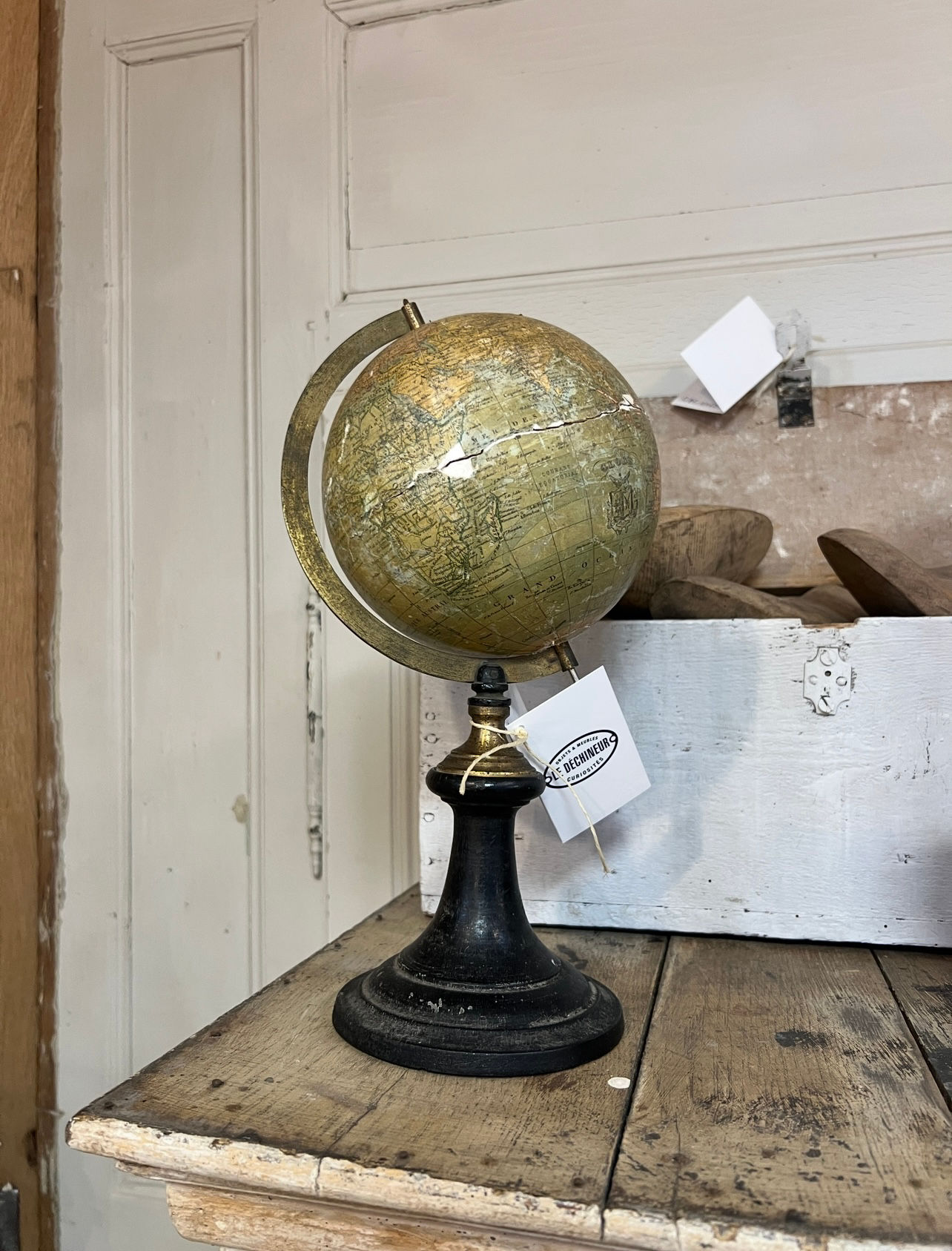 Globe terrestre XIX eme 