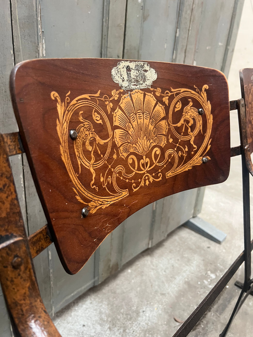 Miniature : Strapontin de théâtre 1900