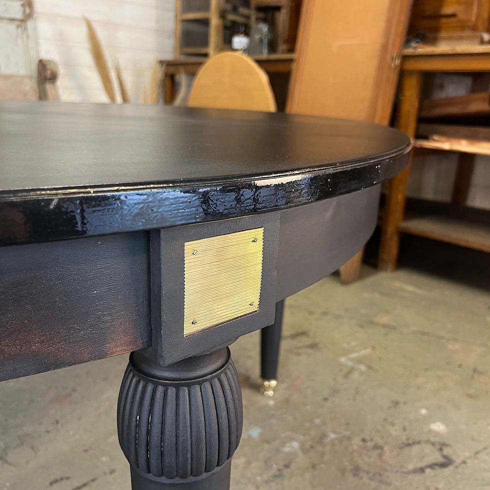 Miniature : Ancienne table style Napoléon III extensible