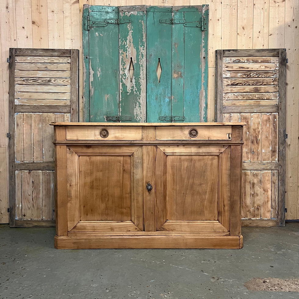 Miniature : Buffet rustique chic decapé