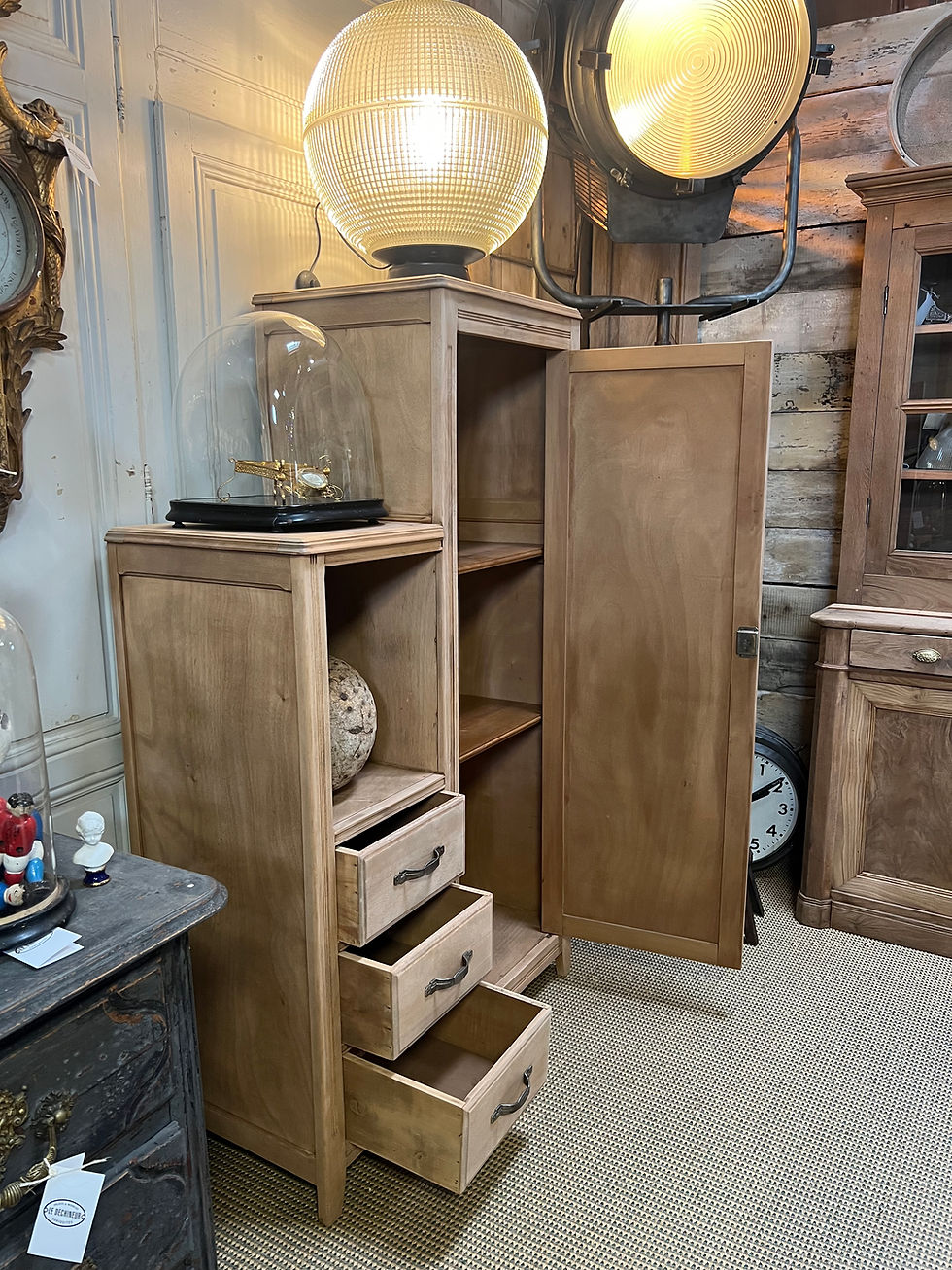 Miniature : Armoire asymétrique vintage art déco 