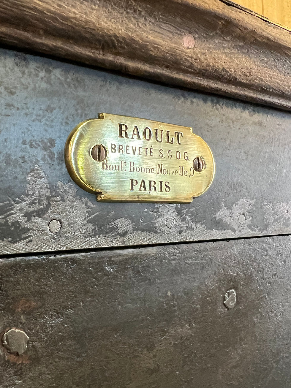 Miniature : Coffre fort XIX eme Raoult