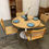 Miniature : Table reglable en hauteur et extenssible 1970