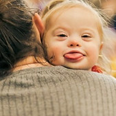 Tara and Grace enjoying group