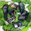 Thumbnail: 7 blue tigers eye tumblestones placed on green leaves
