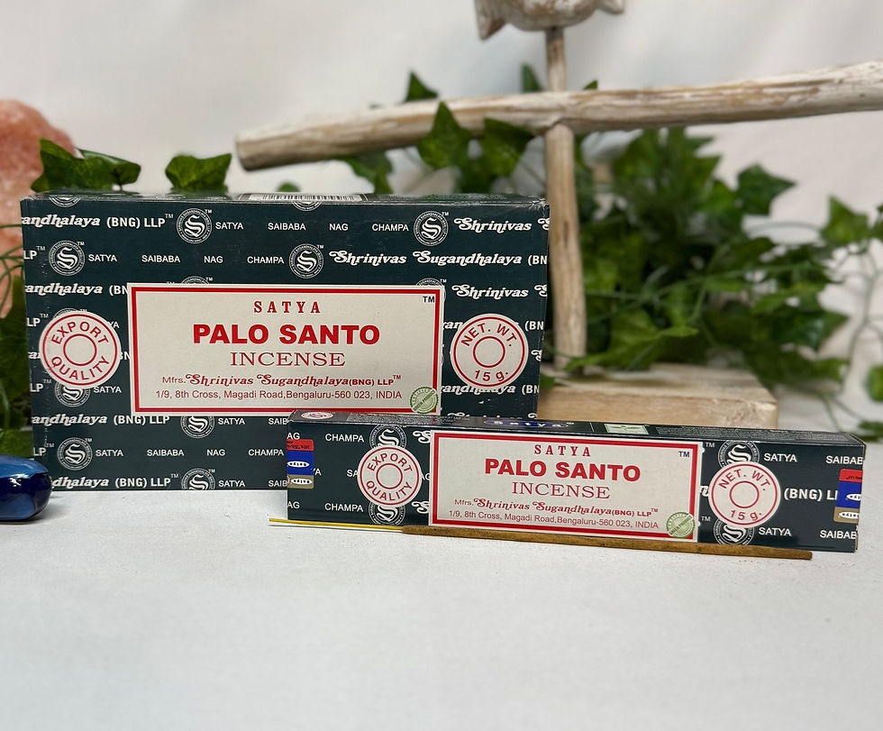 Palo Santo Satya Incense Sticks In Dark Green Box