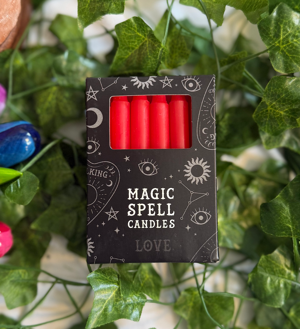 Love (Red) Magic Spell Candle in Black Box